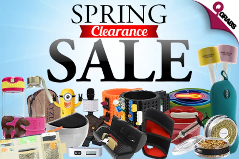 From QR10 Enjoy The Discounts with Our Spring Clearance Sale! (Up to QR250 Value)